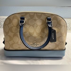 Coach - Cartable Mini Sierra Leather Handbag with Strap